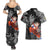 Goku Kid - Dragon Ball Couples Matching Summer Maxi Dress and Hawaiian Shirt Anime Mix Manga Style