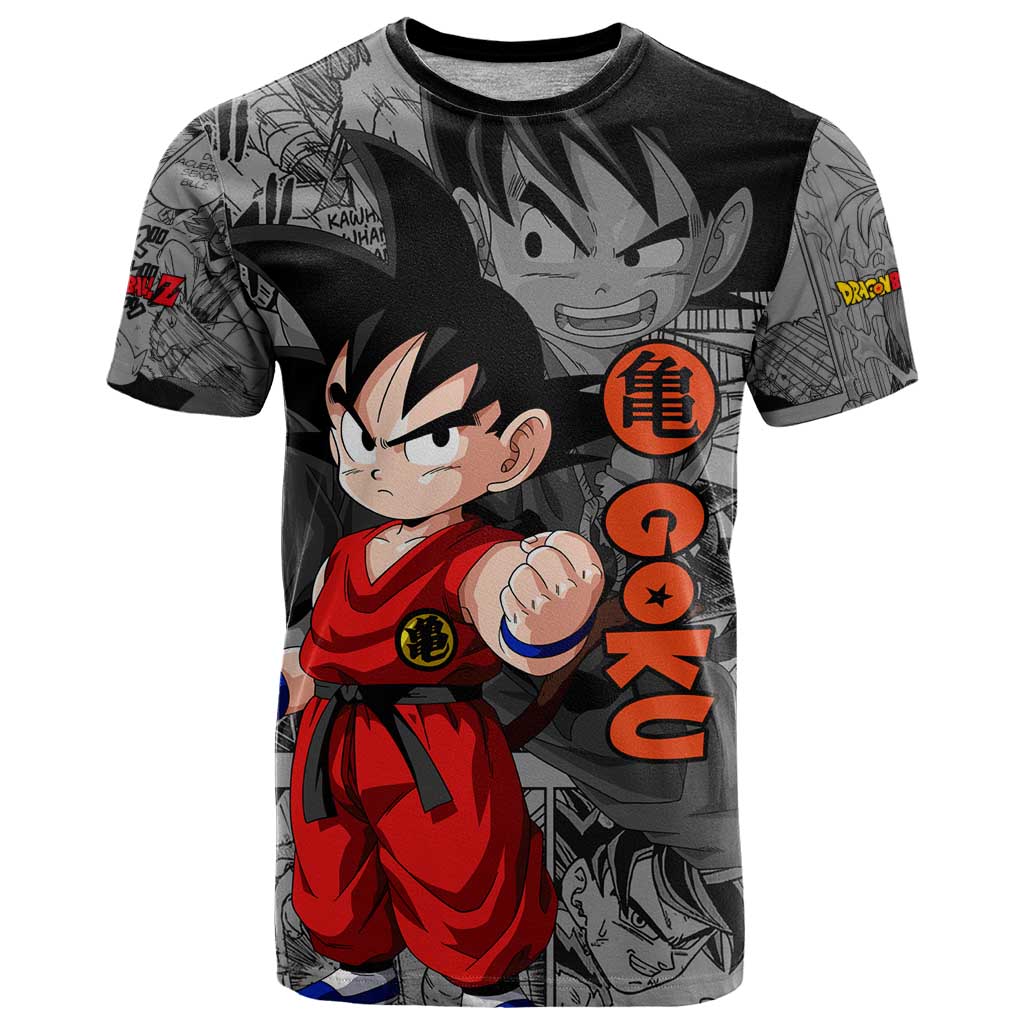 Goku Kid - Dragon Ball T Shirt Anime Mix Manga Style