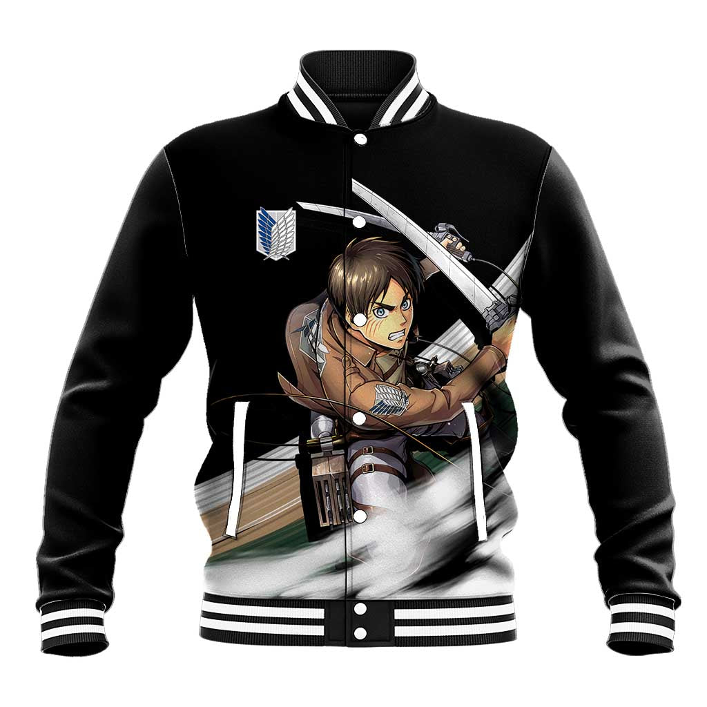 Eren Yeager - Attack On Titan Baseball Jacket Anime Style