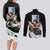 Eren Yeager - Attack On Titan Couples Matching Long Sleeve Bodycon Dress and Long Sleeve Button Shirt Anime Style