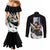 Eren Yeager - Attack On Titan Couples Matching Mermaid Dress and Long Sleeve Button Shirt Anime Style