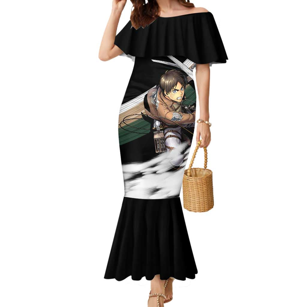 Eren Yeager - Attack On Titan Mermaid Dress Anime Style