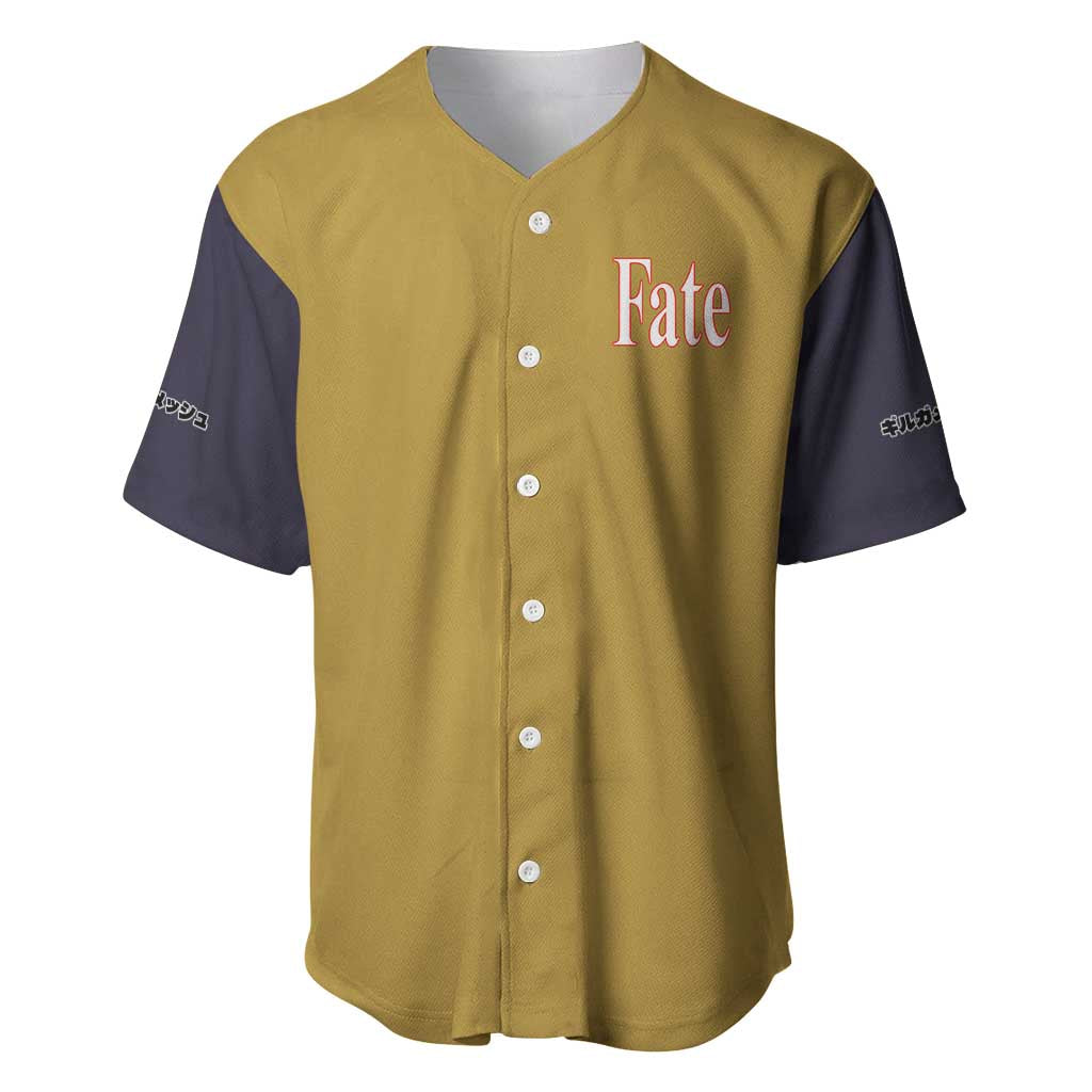 Gilgamesh Fate Series Baseball Jersey Anime Style