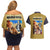 Gilgamesh Fate Series Couples Matching Off Shoulder Short Dress and Hawaiian Shirt Anime Style