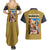 Gilgamesh Fate Series Couples Matching Summer Maxi Dress and Hawaiian Shirt Anime Style