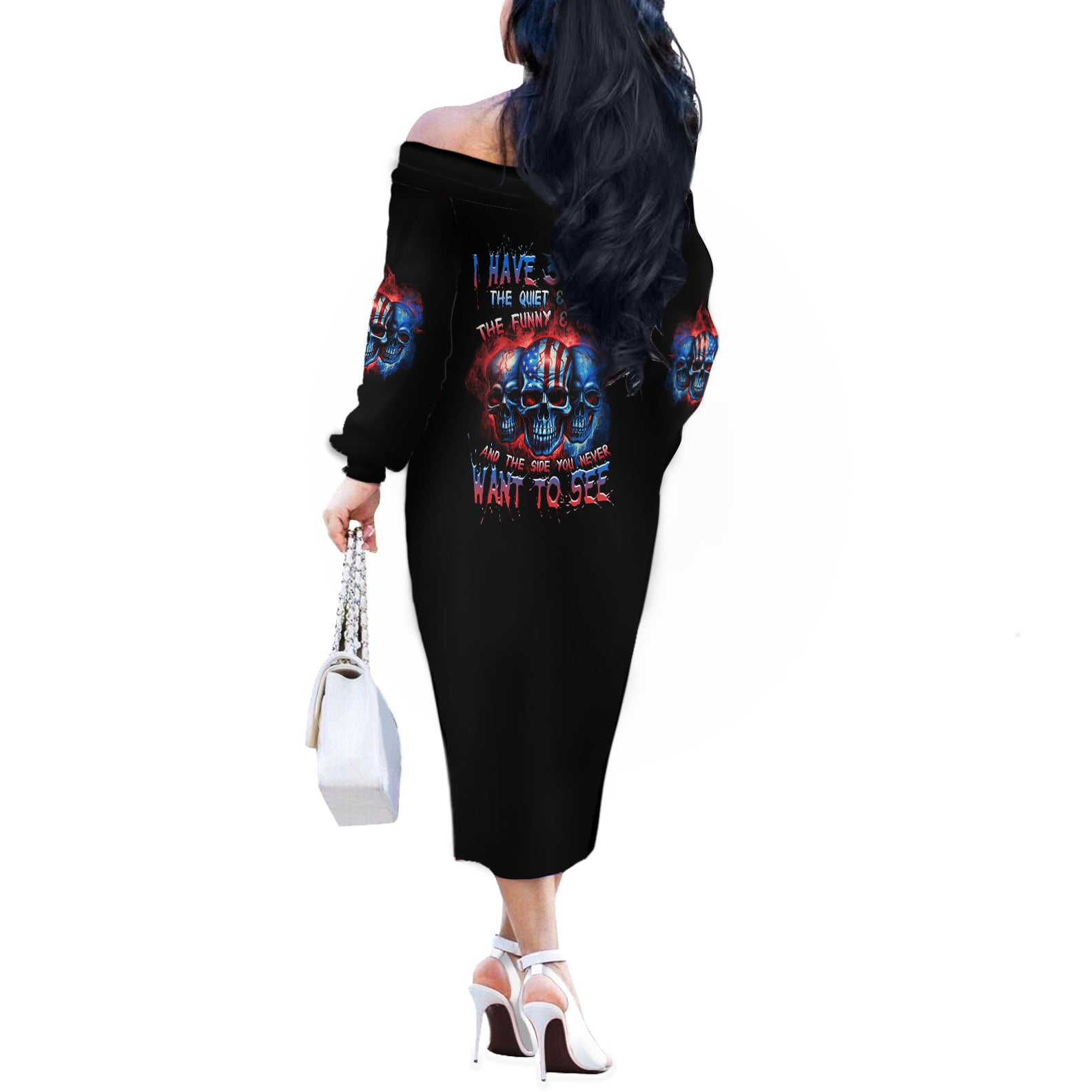 i-have-3-sides-3-skulls-off-the-shoulder-long-sleeve-dress