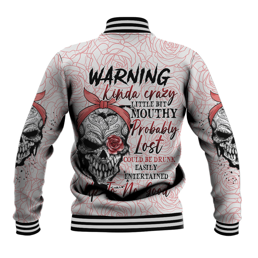 warning-kinda-crazy-tattooed-girl-rose-baseball-jacket