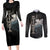 L Lawliet - Death Note Couples Matching Long Sleeve Bodycon Dress and Long Sleeve Button Shirt