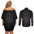 L Lawliet - Death Note Couples Matching Off Shoulder Short Dress and Long Sleeve Button Shirt