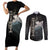 L Lawliet - Death Note Couples Matching Short Sleeve Bodycon Dress and Long Sleeve Button Shirt