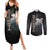 L Lawliet - Death Note Couples Matching Summer Maxi Dress and Long Sleeve Button Shirt