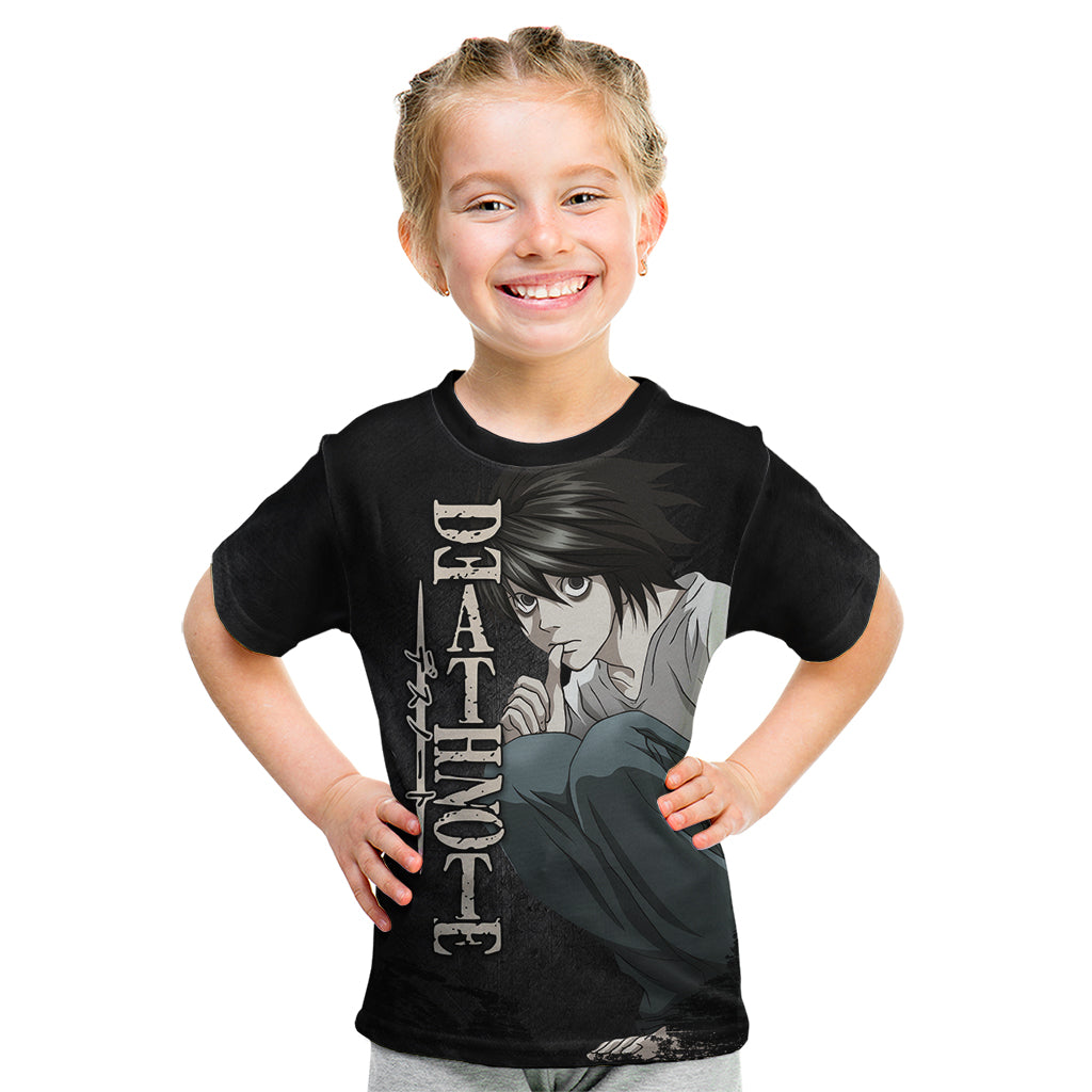 L Lawliet - Death Note Kid T Shirt