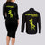 Maine Cyberpunk Couples Matching Long Sleeve Bodycon Dress and Long Sleeve Button Shirt