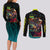 Cyberpunk Maine Couples Matching Long Sleeve Bodycon Dress and Long Sleeve Button Shirt