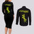 Cyberpunk David Martinez Couples Matching Long Sleeve Bodycon Dress and Long Sleeve Button Shirt