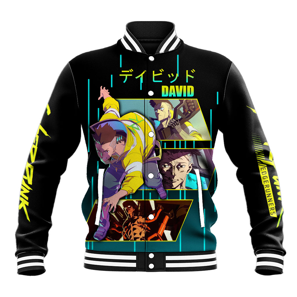 Cyberpunk David Martinez Baseball Jacket