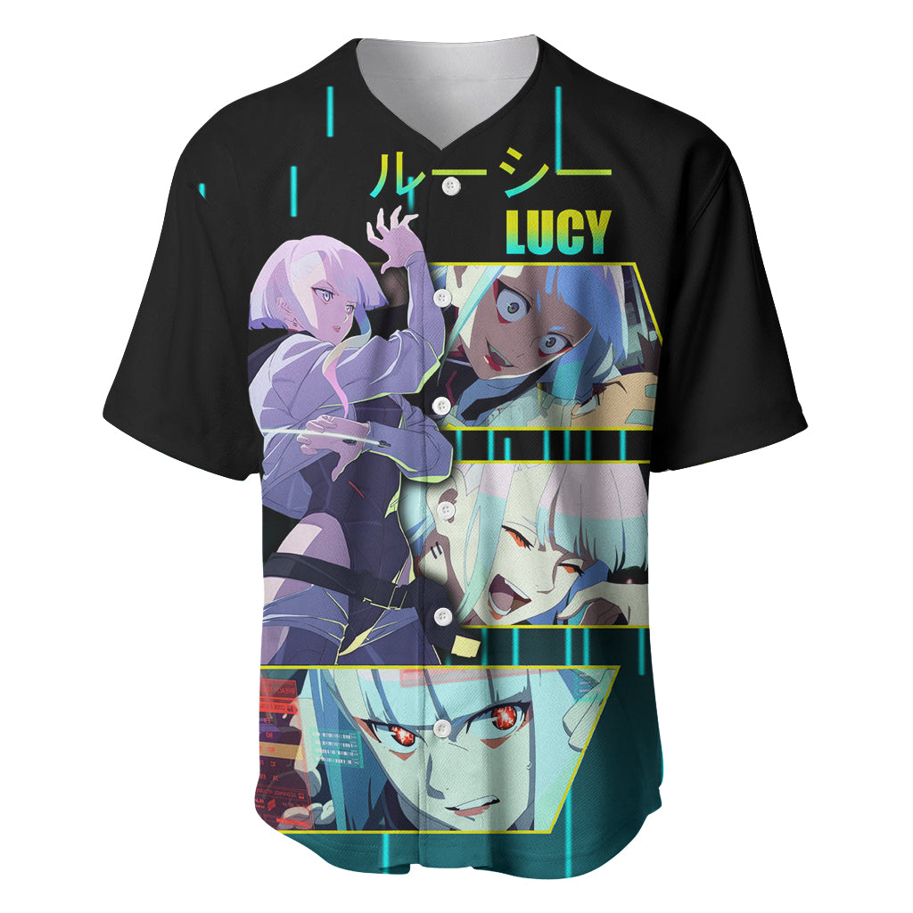 Cyberpunk Lucy Baseball Jersey