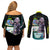 Cyberpunk Lucy Couples Matching Off Shoulder Short Dress and Long Sleeve Button Shirt