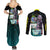 Cyberpunk Lucy Couples Matching Summer Maxi Dress and Long Sleeve Button Shirt