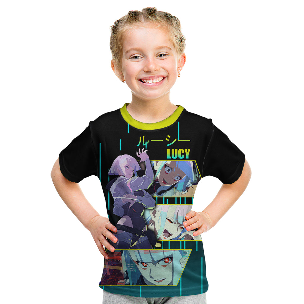 Cyberpunk Lucy Kid T Shirt