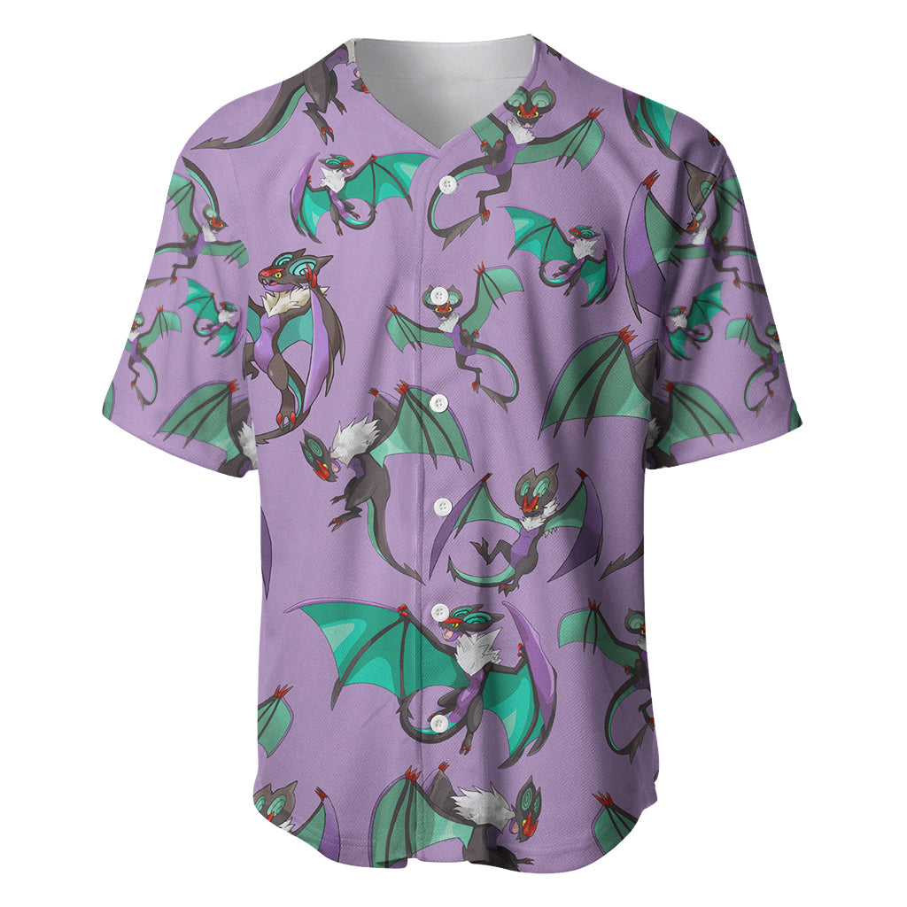 Noivern Pattern Style Baseball Jersey