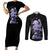 Cyberpunk Lucy - Anime Cyberpunk Couples Matching Short Sleeve Bodycon Dress and Long Sleeve Button Shirt