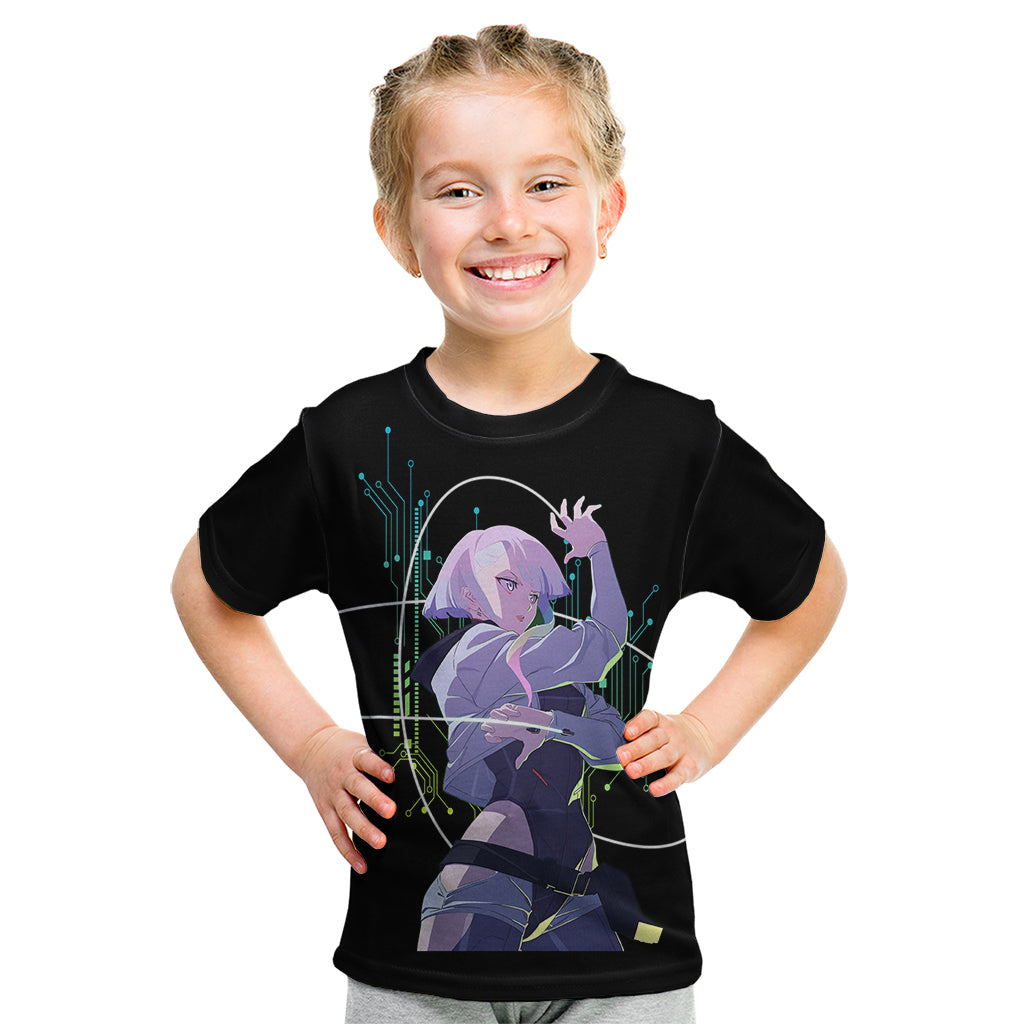 Cyberpunk Lucy - Anime Cyberpunk Kid T Shirt