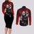 Tengen Uzui Japan Art Couples Matching Long Sleeve Bodycon Dress and Long Sleeve Button Shirt