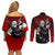 Tengen Uzui Japan Art Couples Matching Off Shoulder Short Dress and Long Sleeve Button Shirt