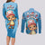 Tony Tony Chopper Couples Matching Long Sleeve Bodycon Dress and Long Sleeve Button Shirt