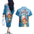 Tony Tony Chopper Couples Matching Off The Shoulder Long Sleeve Dress and Hawaiian Shirt