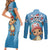 Tony Tony Chopper Couples Matching Short Sleeve Bodycon Dress and Long Sleeve Button Shirt