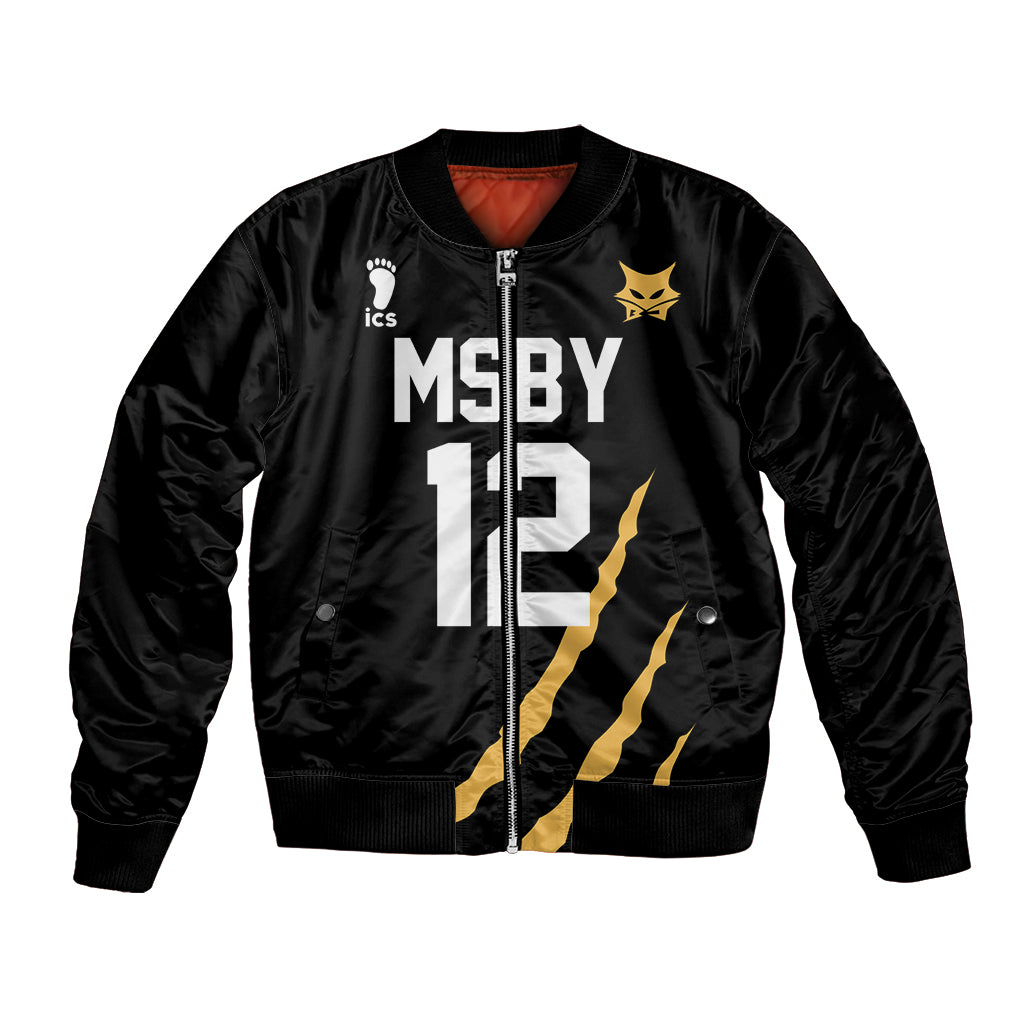 Kotaro Bokuto - Number 12 MSBY Anime Bomber Jacket