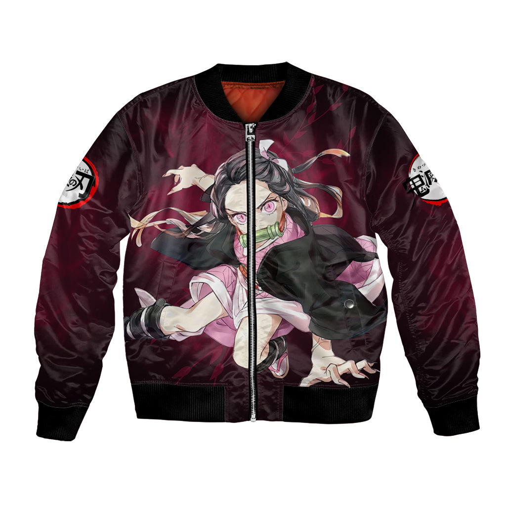 Nezuko - Fighting Anime Bomber Jacket