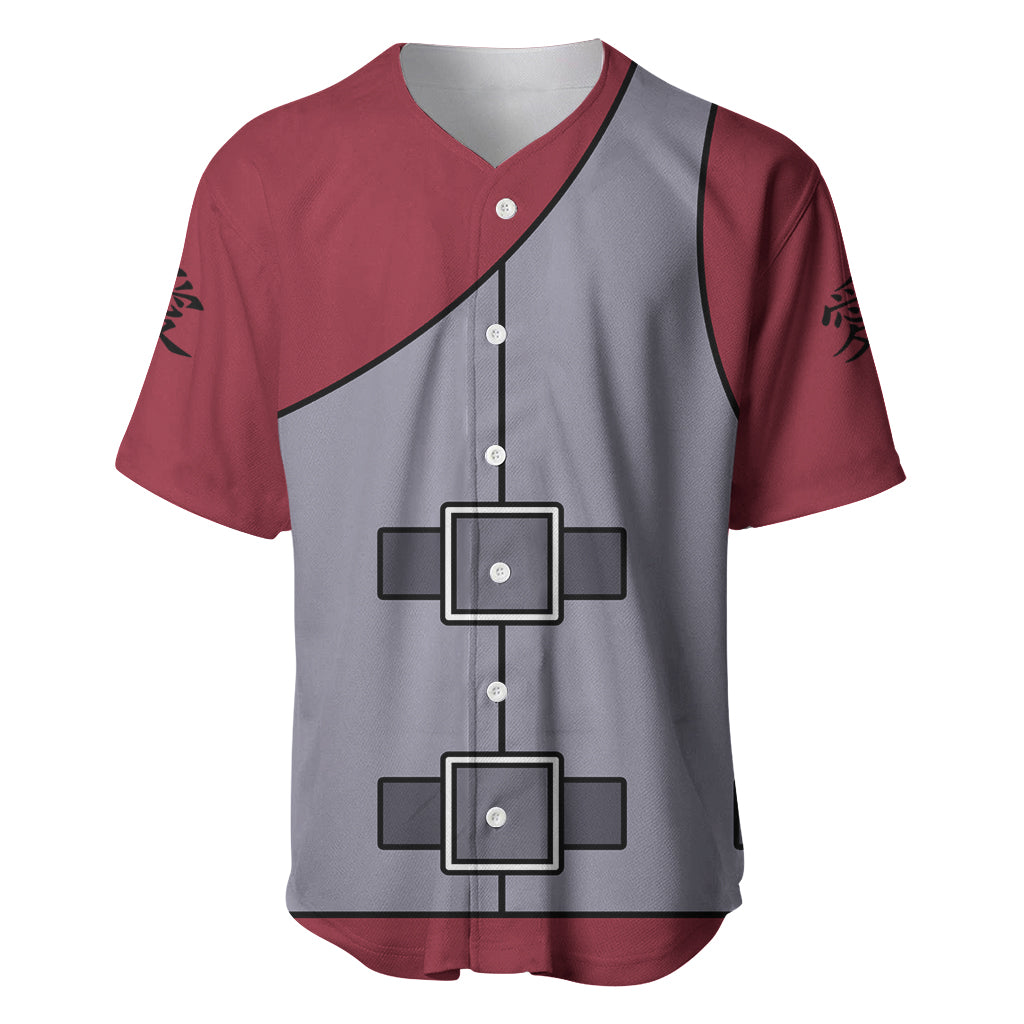 Gaara Uniform Baseball Jersey