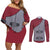 Gaara Uniform Couples Matching Off Shoulder Short Dress and Long Sleeve Button Shirt