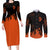 Nine Tailed Beasts Kurama - For Fans Couples Matching Long Sleeve Bodycon Dress and Long Sleeve Button Shirt