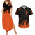 Nine Tailed Beasts Kurama - For Fans Couples Matching Summer Maxi Dress and Hawaiian Shirt