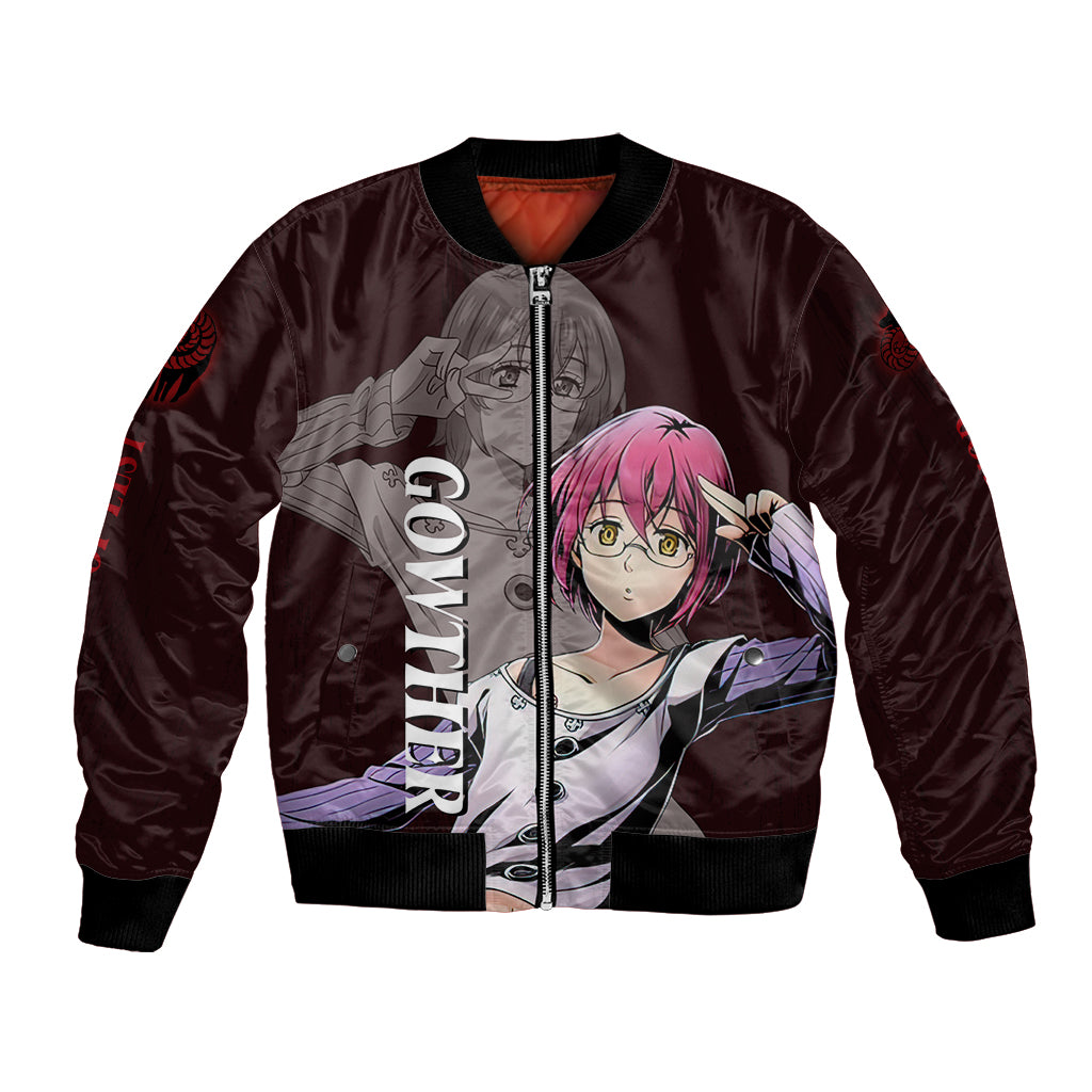 Goat's Sin of Lust Gowther Bomber Jacket Ten Commandments