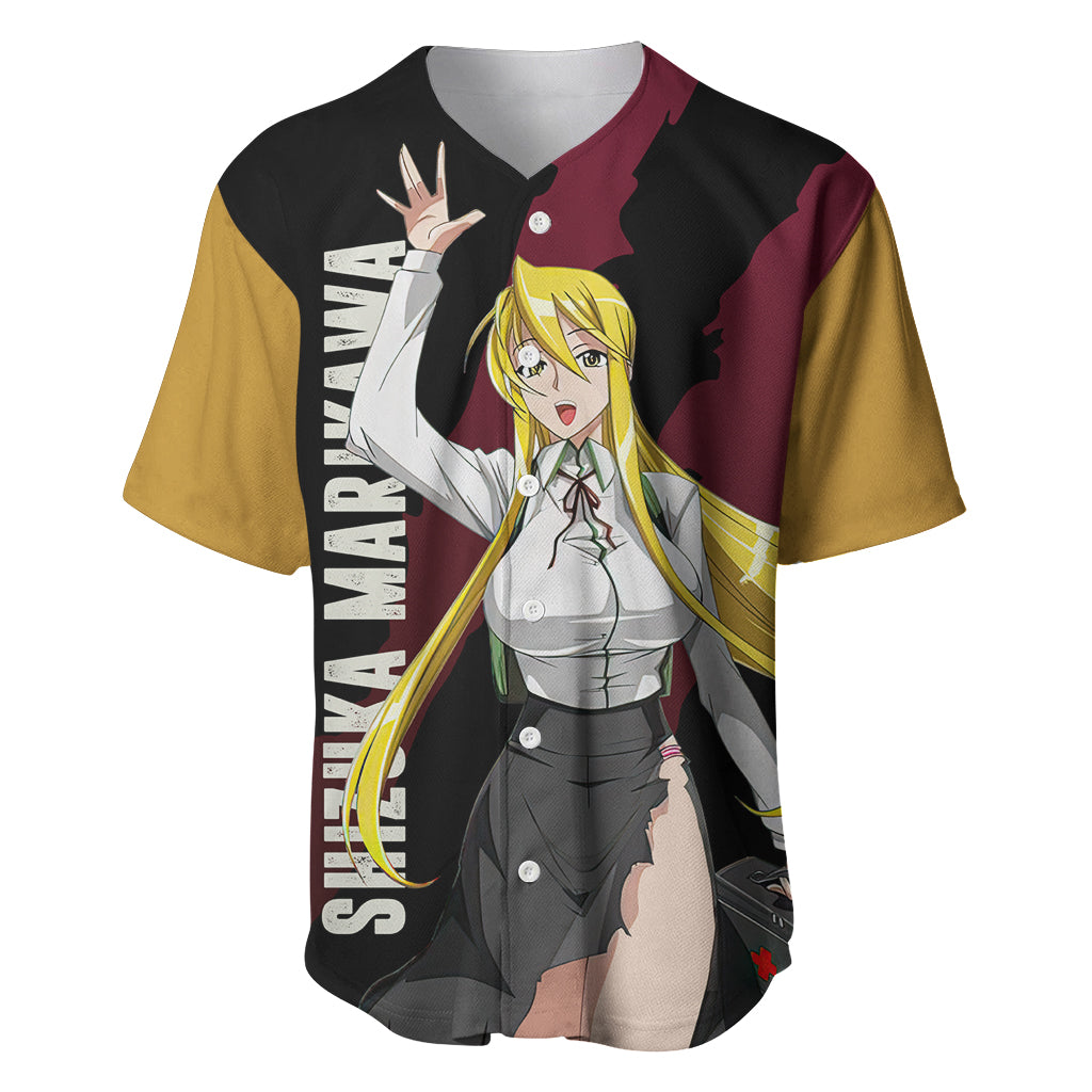 Shizuka Marikawa Baseball Jersey Highschool Of Dead