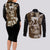 Temari Couples Matching Long Sleeve Bodycon Dress and Long Sleeve Button Shirt Naruto