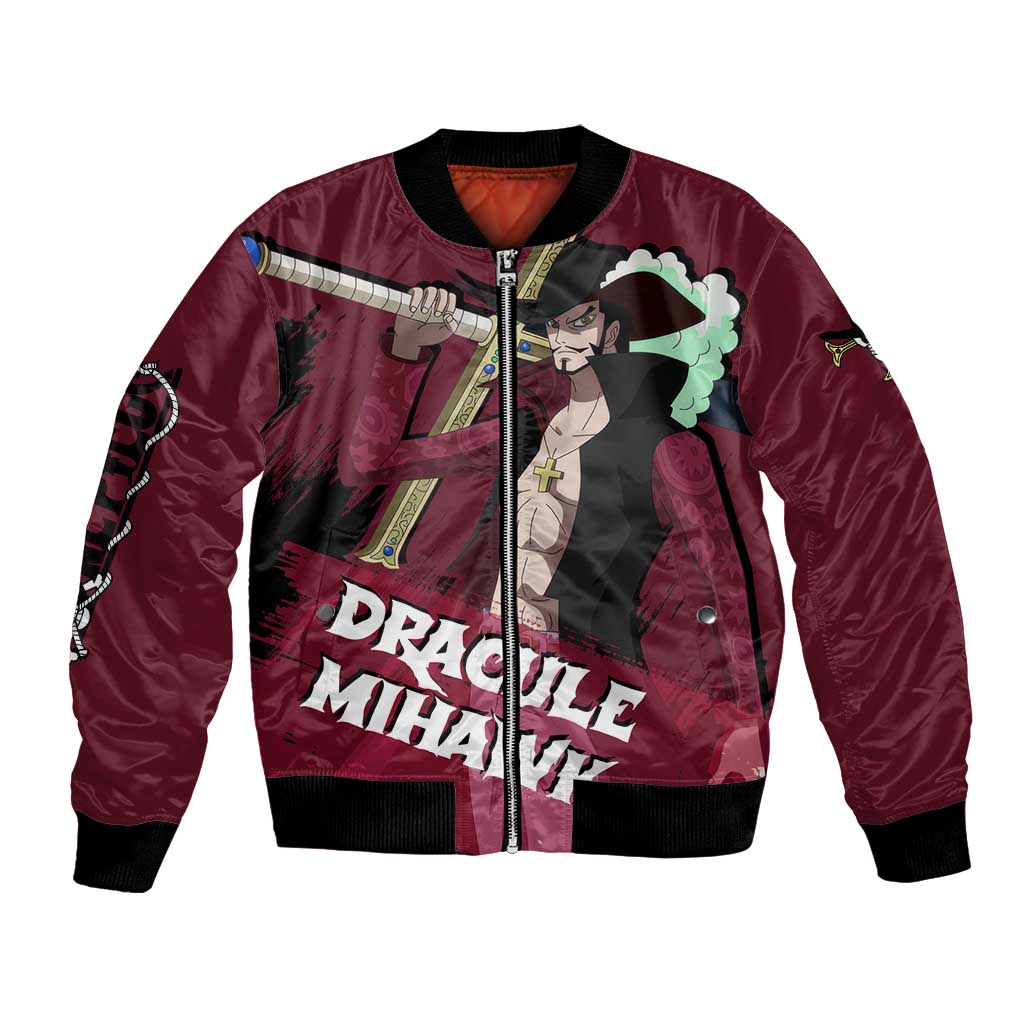 Dracule Mihawk - One Piece Bomber Jacket Anime Style