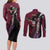 Dracule Mihawk - One Piece Couples Matching Long Sleeve Bodycon Dress and Long Sleeve Button Shirt Anime Style