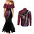 Dracule Mihawk - One Piece Couples Matching Mermaid Dress and Long Sleeve Button Shirt Anime Style