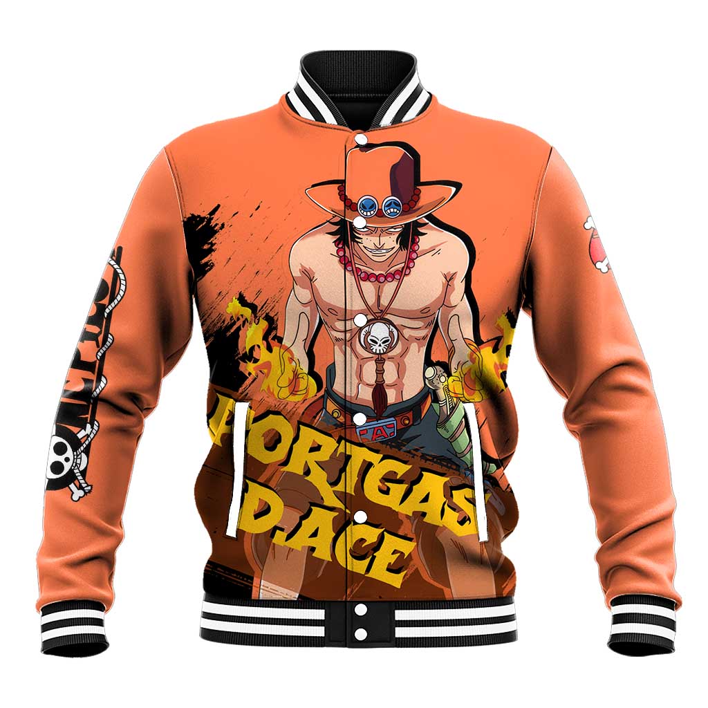 Portgas D.Ace - One Piece Baseball Jacket Anime Style