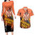 Portgas D.Ace - One Piece Couples Matching Long Sleeve Bodycon Dress and Hawaiian Shirt Anime Style