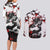 Kokushibo - Demon Slayer Couples Matching Long Sleeve Bodycon Dress and Long Sleeve Button Shirt Anime Japan Style