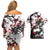 Kokushibo - Demon Slayer Couples Matching Off Shoulder Short Dress and Hawaiian Shirt Anime Japan Style