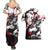 Kokushibo - Demon Slayer Couples Matching Summer Maxi Dress and Hawaiian Shirt Anime Japan Style