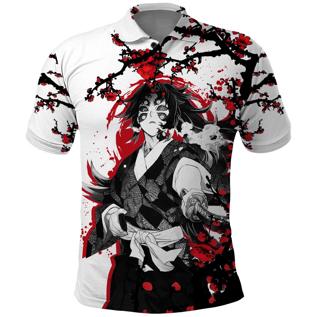 Kokushibo - Demon Slayer Polo Shirt Anime Japan Style